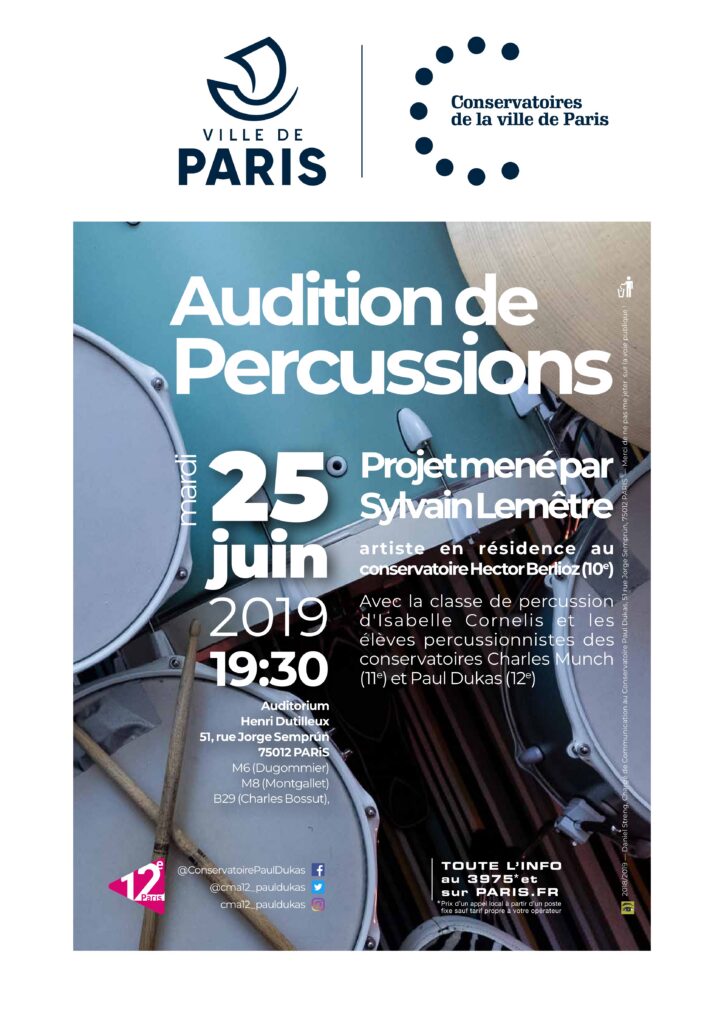 06 25 audition percussions a3v